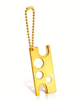 Glue Nozzle Opener, for lash adhesive bottles, Stainless Steel, Gold