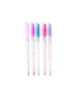 Glitter disposable mascara brushes