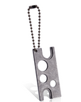 Glue Nozzle Opener, for lash adhesive bottles, Stainless Steel, Brown