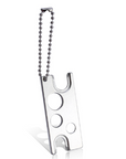 Glue Nozzle Opener, for lash adhesive bottles, Stainless Steel, Silver
