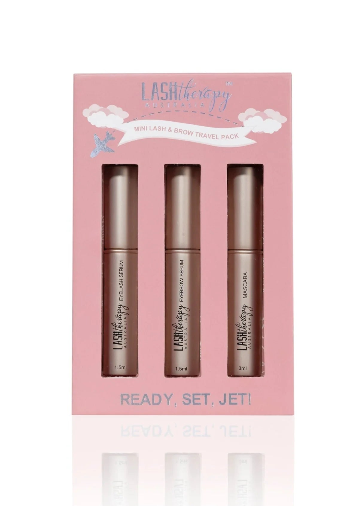 Lash Therapy Australia Lash & Brow Travel Pack — 3 × 1.5ml Minis