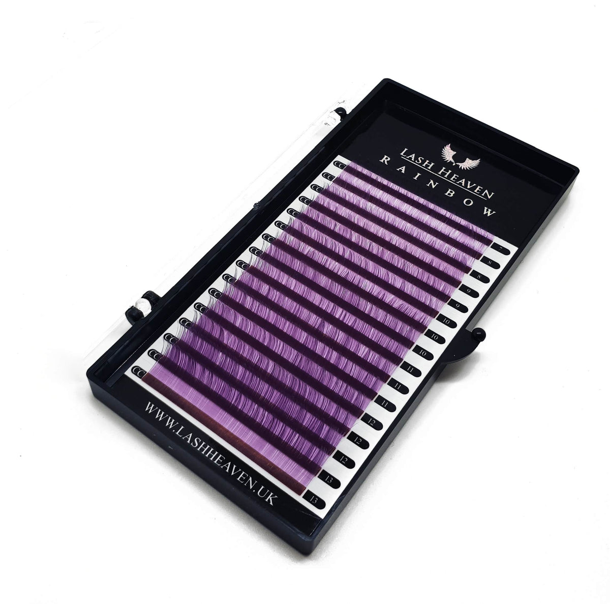 Neon Purple 0.07 colour lash extensions tray