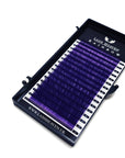 Purple 0.07 colour lash extensions tray