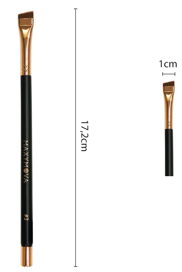 Maxymova 5 pcs professional brushes for lash & brow lamination with metallic base