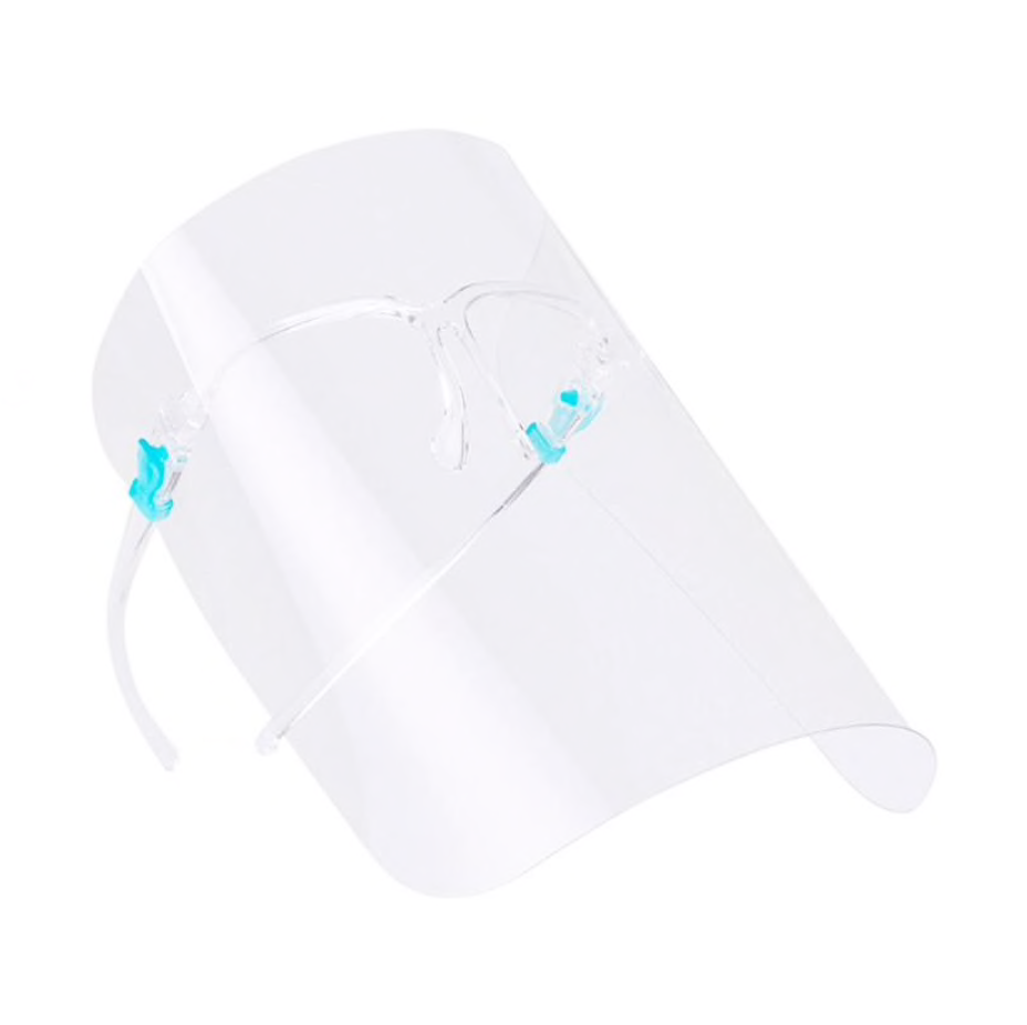 Protective Face Visor, Glasses-Style Visor