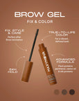 Maxymova Brow Gel Fix&Go 5ml [NEW]