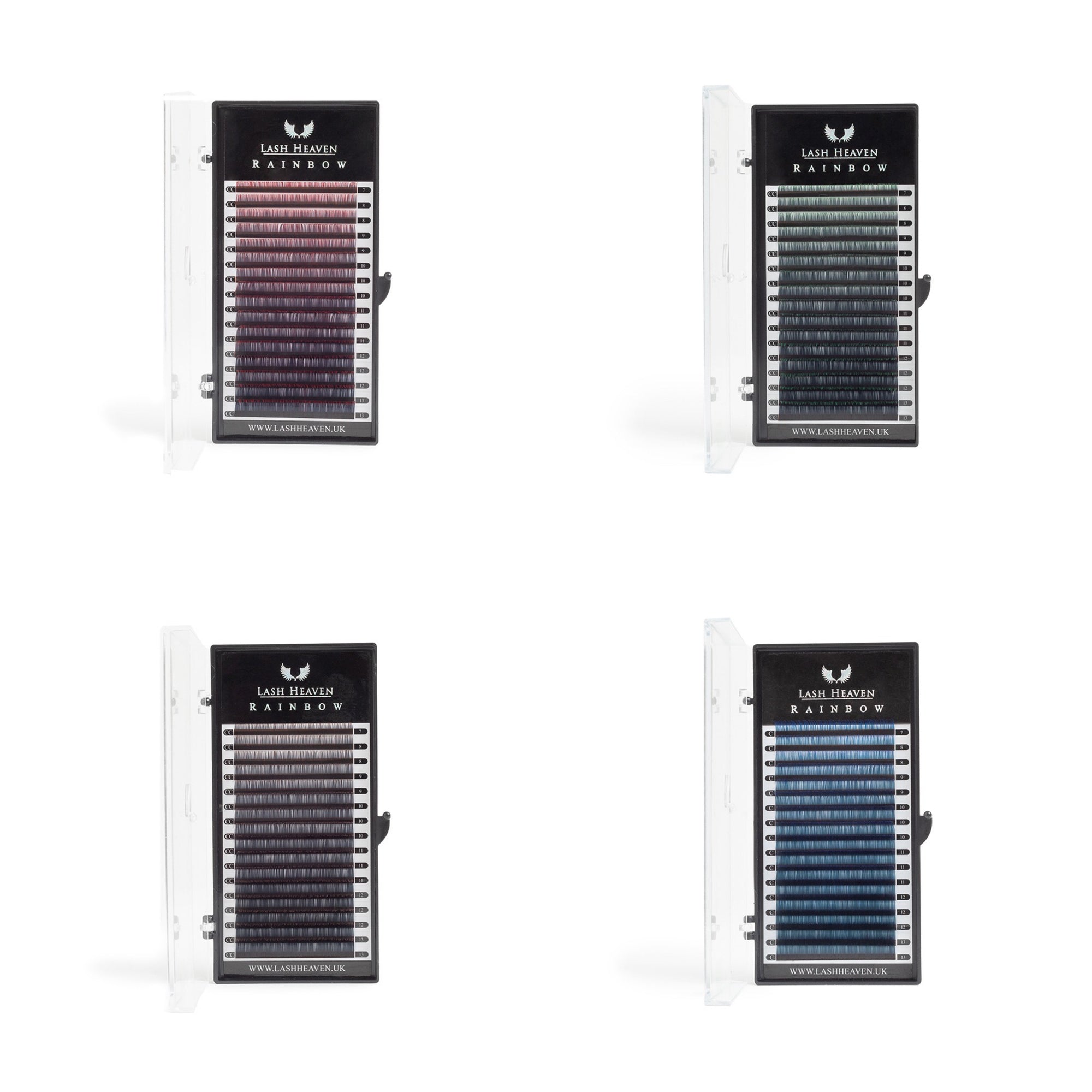 Ombre (two-tone) 0.07 (Rainbow) - Lash Heaven