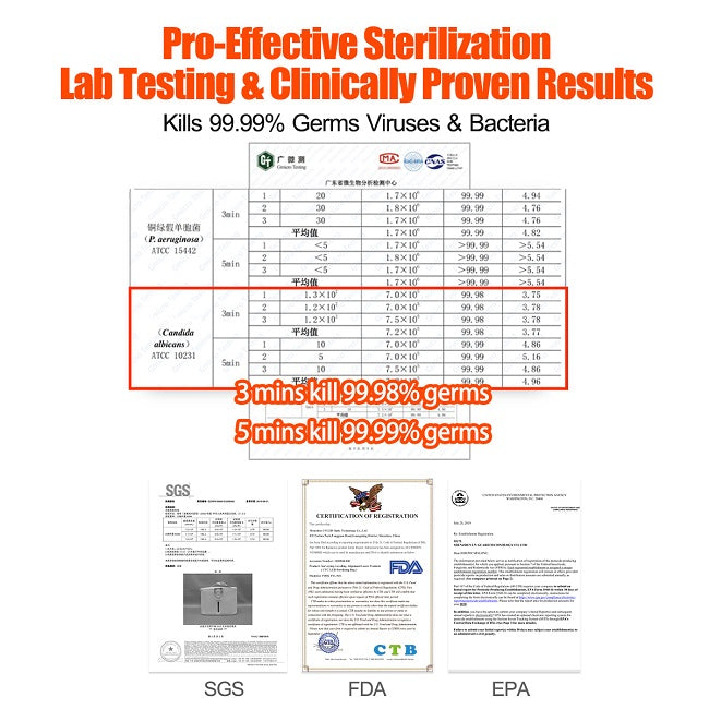 59S UVC LED STERILISING WAND - Lash Heaven