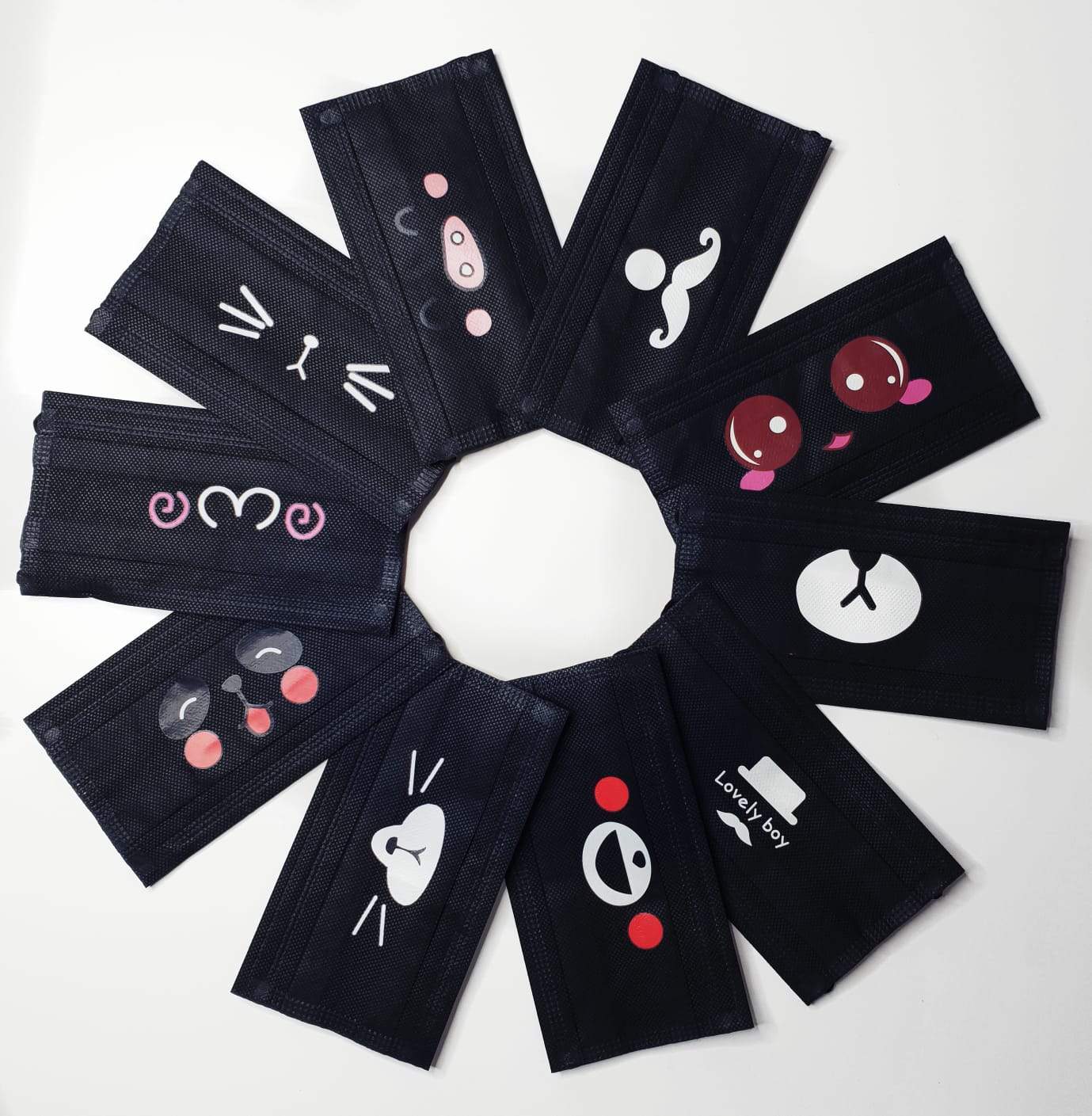 Cute Face masks (10pcs) - Lash Heaven