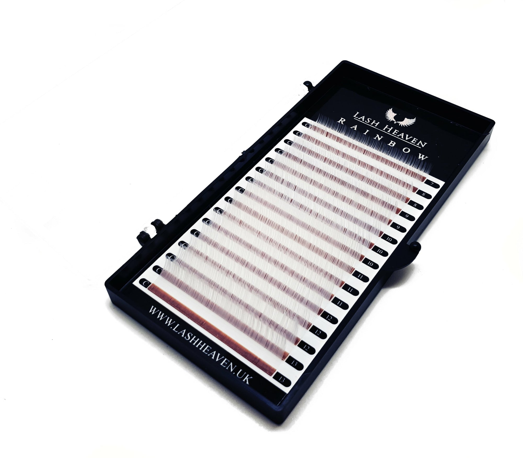 White 0.07 (Rainbow) - Lash Heaven