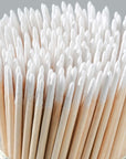 Pointed wooden cotton buds (100pcs)
