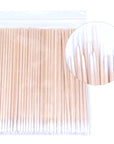 Pointed wooden cotton buds (100pcs)