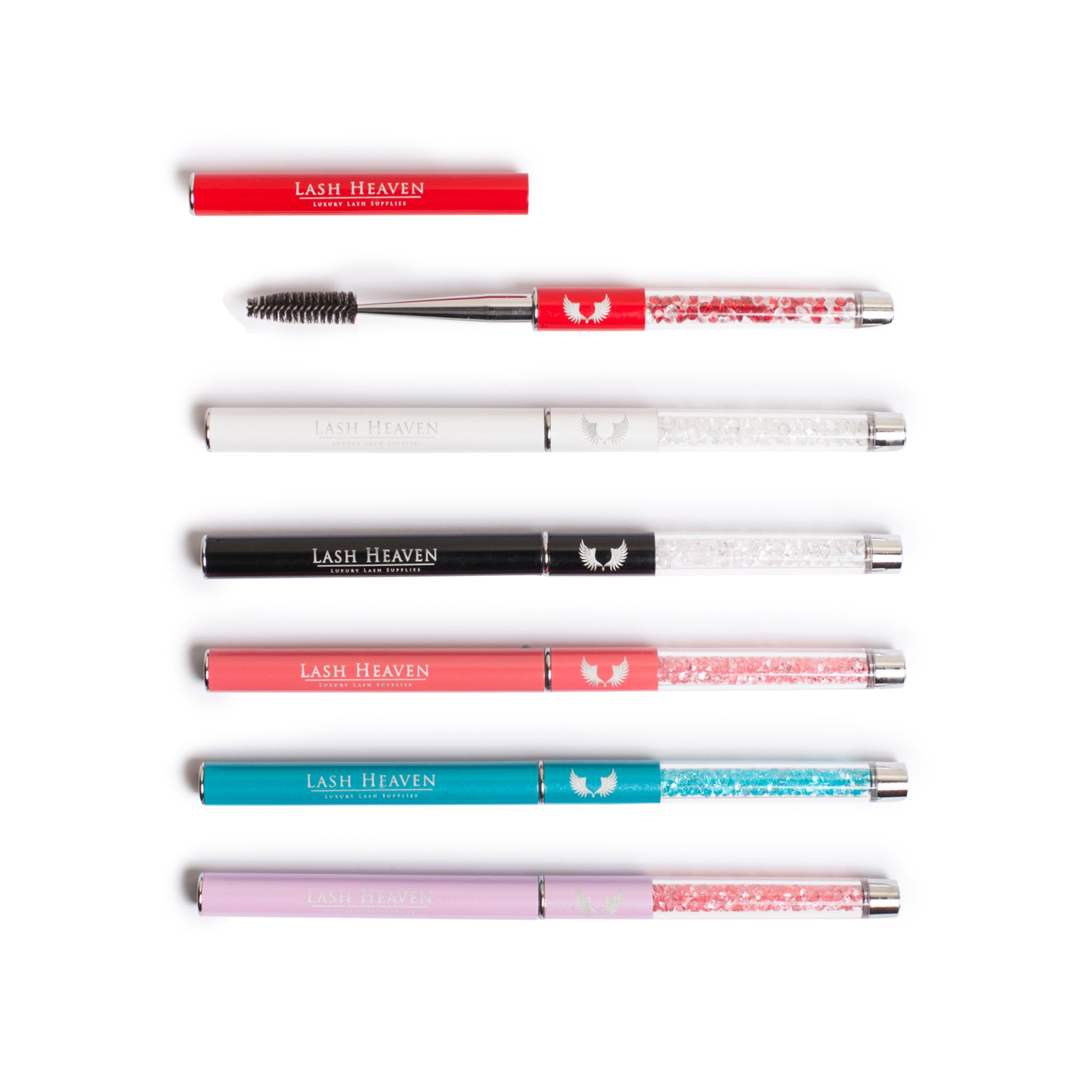 Luxury Lash Brush with Crystals - Lash Heaven